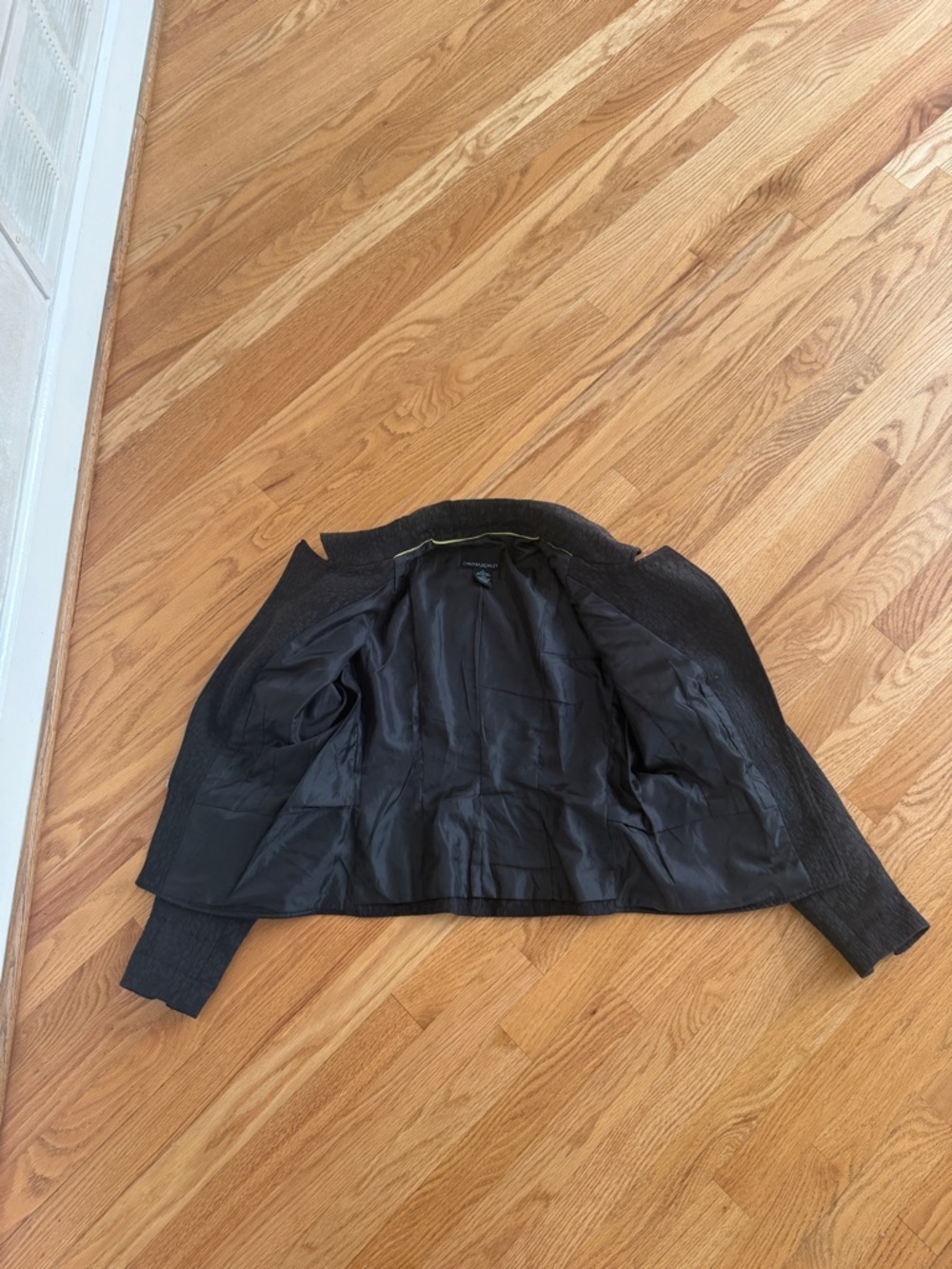 Cynthia Rowley black suit blazer jacket - Picture 3 of 4